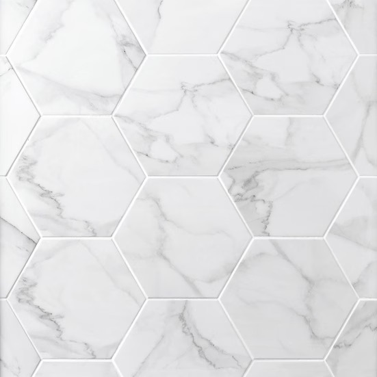 100888643 arina bianco porcelain tile display 1 Flooring